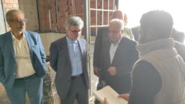 بازدید سرپرست دانشگاه علوم پزشکی گیلان از طرح در دست احداث مرکز جامع خدمات سلامت عباس آباد آستارا