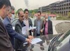 بازدید میدانی دکتر آشوبی از مجتمع دانشگاهی سایت لاکان