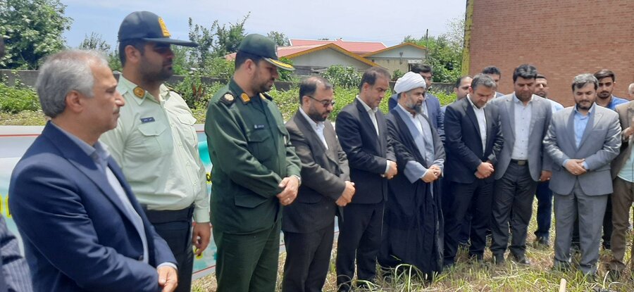 آئین کلنگ زنی &#۸۲۲۰;خانه ی نشاط &#۸۲۲۱; در بخش لیسار شهرستان تالش برگزار شد