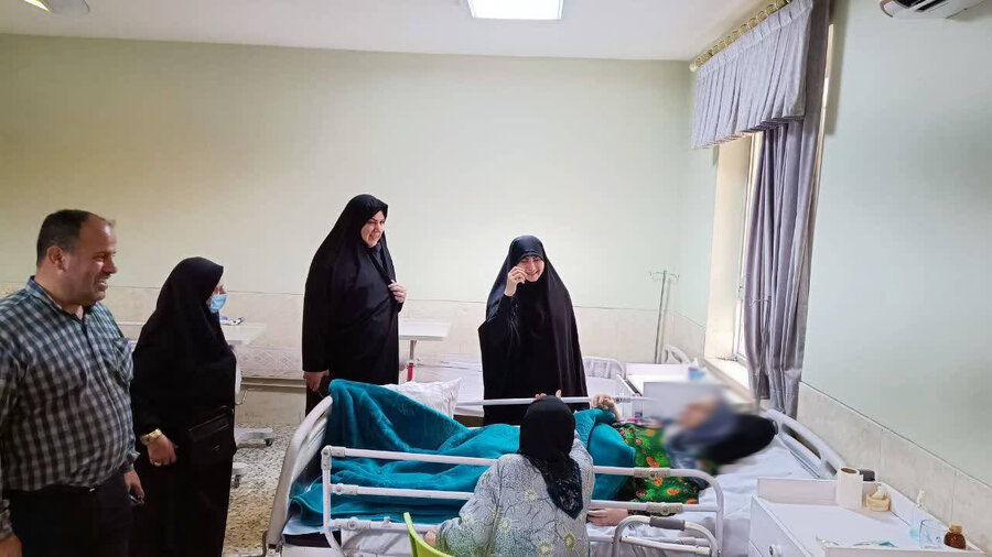 بازدید مدیر کل دفتر بازرسی و ارزیابی عملکرد وزارت تعاون از خانه سالمندان رودبار