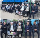 برگزاری مراسم کلنگ زنی احداث حسینیه موکب خدام العتره شهرداری رشت