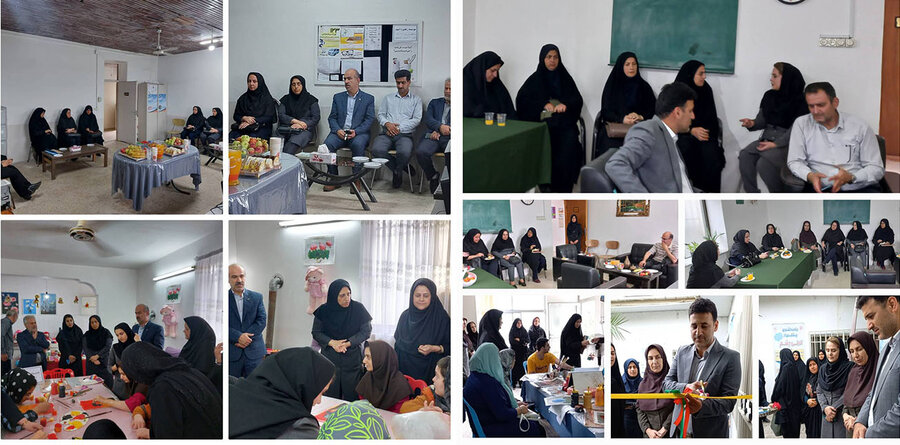 دو پایگاه هنری ویژه توانخواهان بهزیستی در بخش اطاقور افتتاح شد