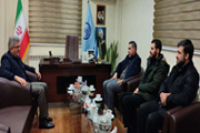 دیدار رئیس سازمان بسیج دانشجویی  با رئیس دانشگاه علوم پزشکی گیلان