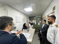 بازدید شبانگاهی معاون توسعه مدیریت از بیمارستان ها و مراکز آموزشی درمانی گیلان