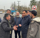 بازدید از مرحله ساخت رفیوژ میانی جاده لاکان رشت