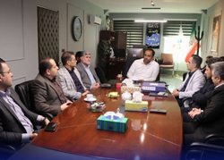 دیدار مدیر کل پست گیلان با شهردار رشت